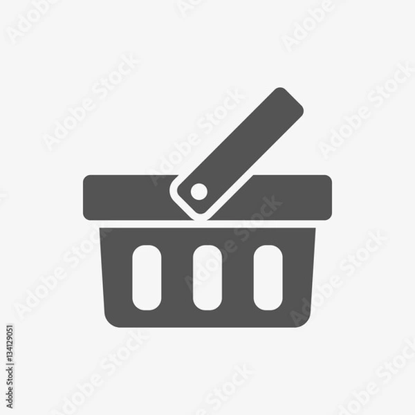 Obraz bascet icon stock vector illustration flat design