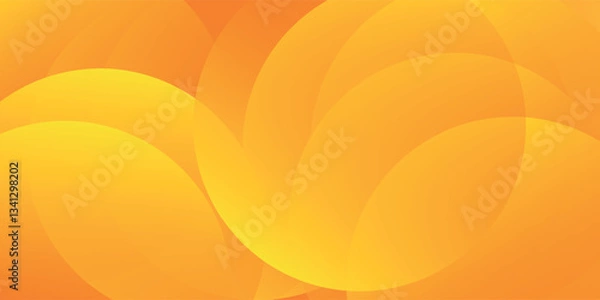 Fototapeta Abstract orange background with circles. vector illustration eps10