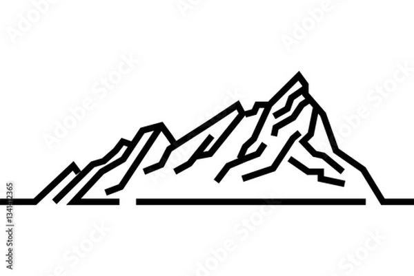 Fototapeta logo and illustration design template editable and high resolution image vector for business promotion and graphic branding tools
