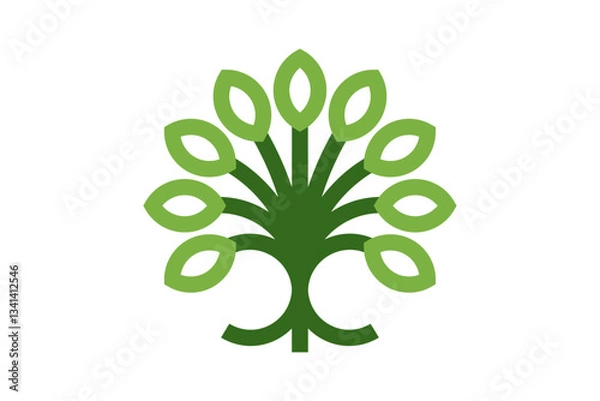 Fototapeta logo and illustration design template editable and high resolution image vector for business promotion and graphic branding tools