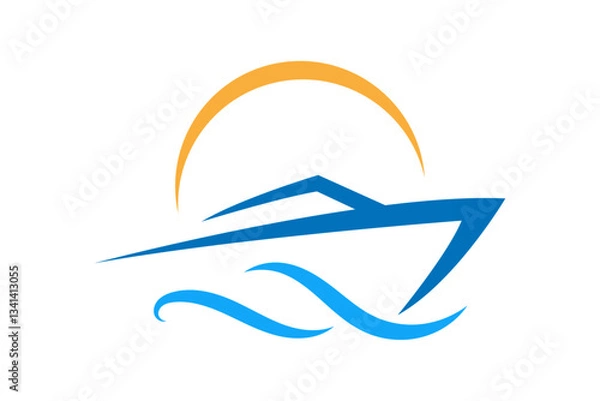 Fototapeta logo and illustration design template editable and high resolution image vector for business promotion and graphic branding tools