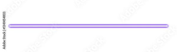 Fototapeta A Beam Of Ethereal Light, A Vibrant Purple Glow Against A Stark Isolated on Transparent Background, Symbolizing Pure Energy And Otherworldly Power