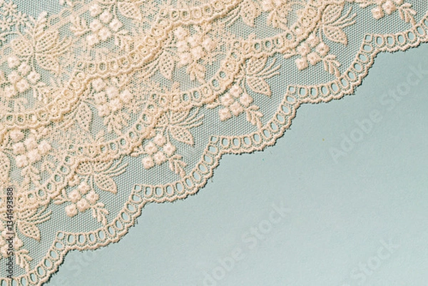 Obraz Ivory lace background, retro aesthetic