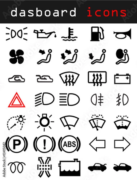 Obraz Dashboard icons
