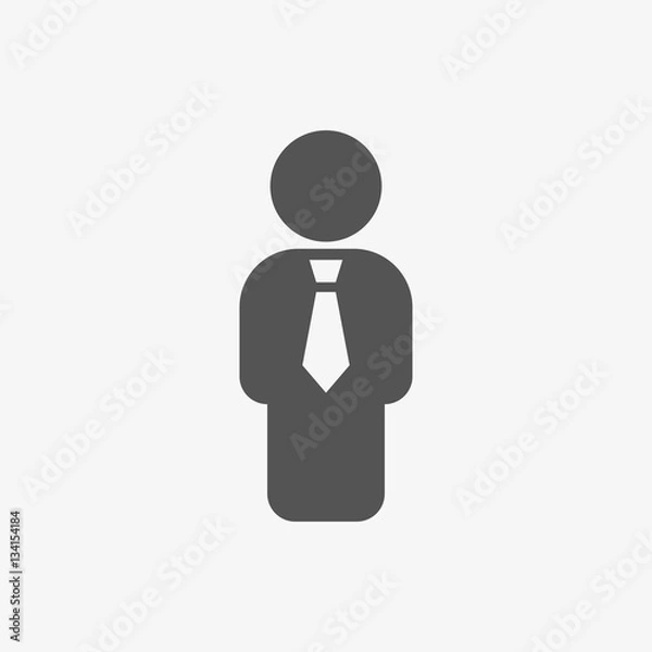 Obraz Man icon stock vector illustration flat design