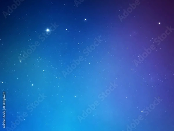 Obraz Starry night sky background, with constellations and colors