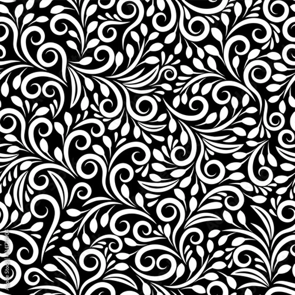 Fototapeta Floral pattern background texture 