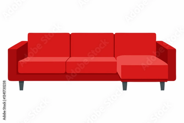 Fototapeta Sectional Sofa Creative Vector Design