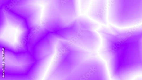 Fototapeta Vibrant purple background features glowing lines weaving through a smooth surface, creating an abstract and energetic visual. The design emits a captivating and modern aesthetic