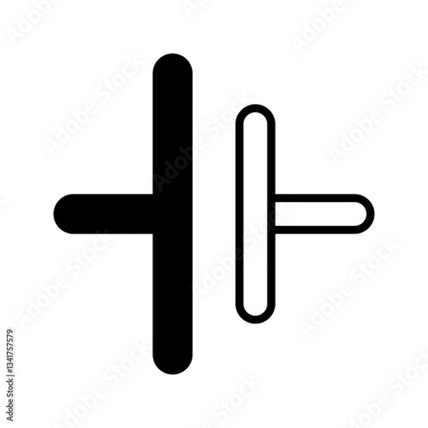 Fototapeta Industrial cell icon simple vector. Electric circuit. Central computer