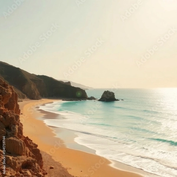 Obraz beach at sunset