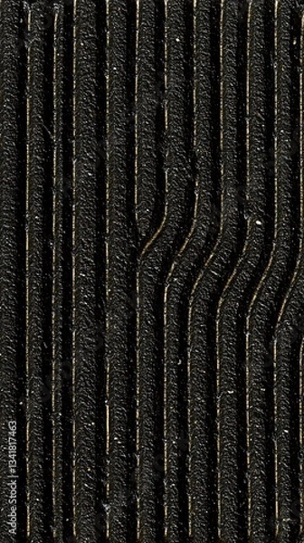 Fototapeta Dark Metallic Texture for Abstract Lines Background.