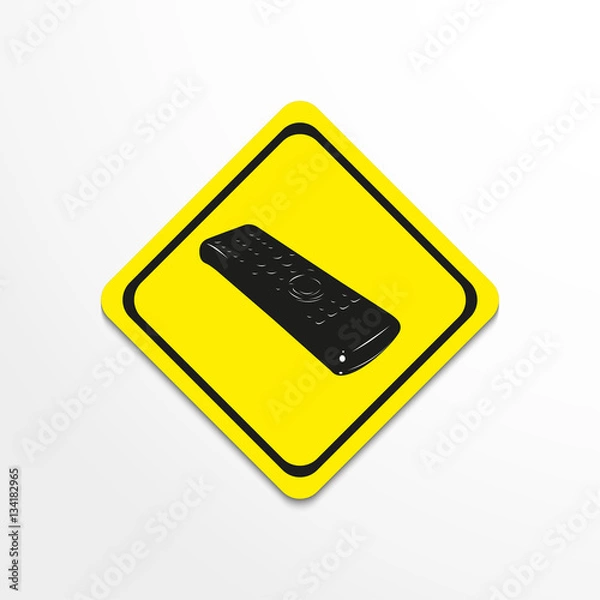 Fototapeta Remote control. Vector illustration.