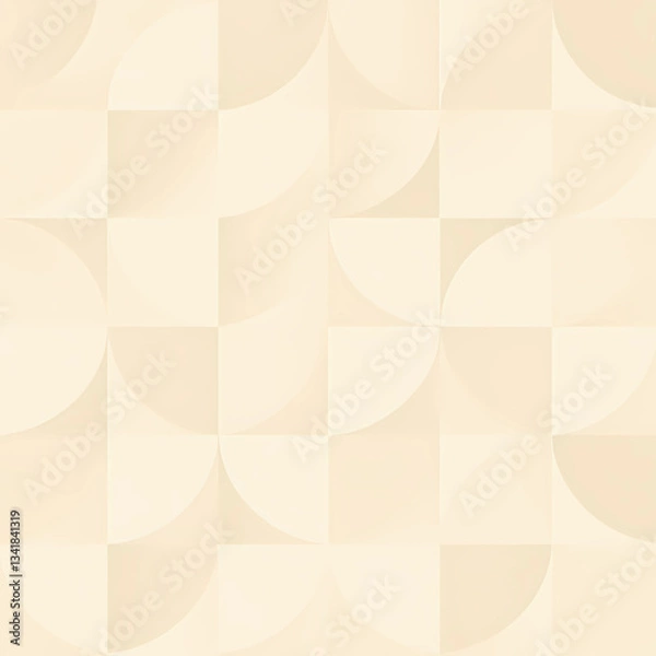Fototapeta "A minimalistic beige geometric pattern"
