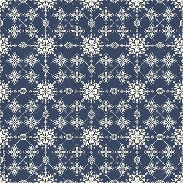 Obraz seamless pattern with snowflakes