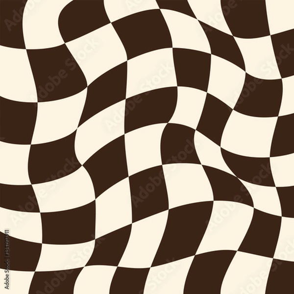 Fototapeta Coffee chocolate box seamless pattern for background, texture, packaging, gift wrapping, wallpaper, fabric motif. table cloth pattern