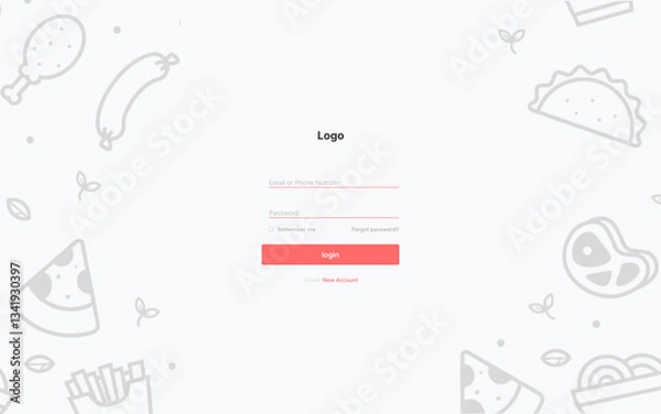 Obraz Login Page