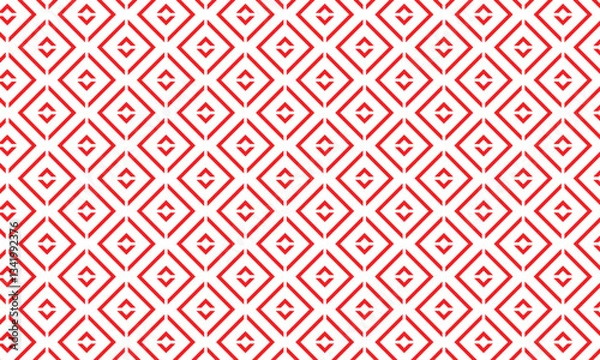 Fototapeta abstract trendy creative red rectangular line pattern perfect for background.