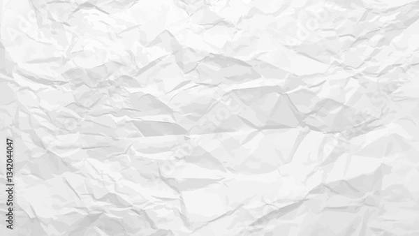 Obraz White clean crumpled paper
