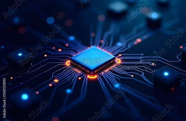 Obraz circuit board background