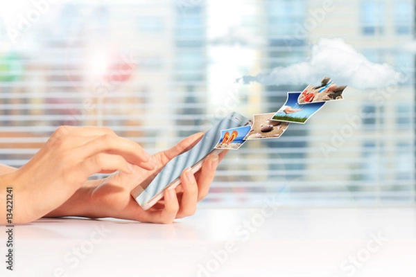 Fototapeta Cloud computing