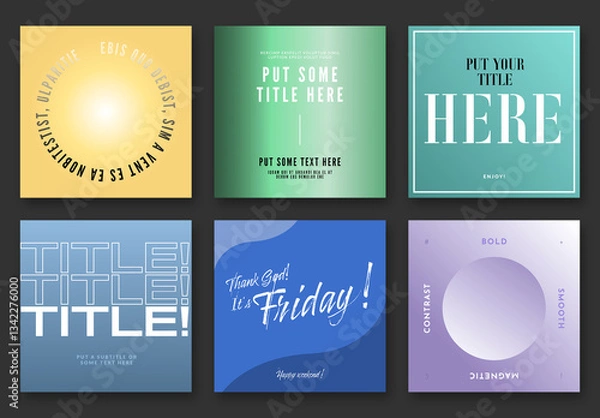 Obraz Social Media Layout Kit