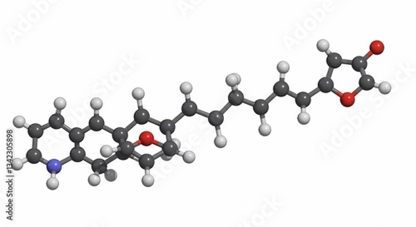 Fototapeta Molecular Structure Model