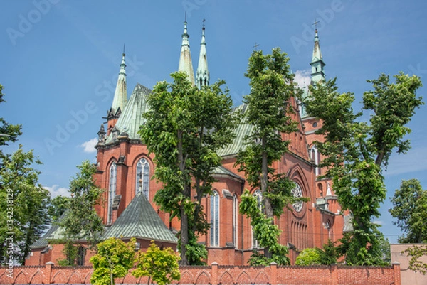 Fototapeta Kościół Świętego Krzyża w Kielcach.
