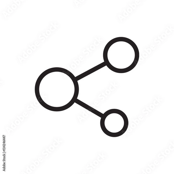 Obraz share icon illustration