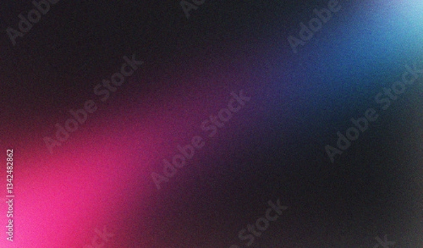 Fototapeta Purple  Red  Black Noise Effect Gradient Texture Grainy Background