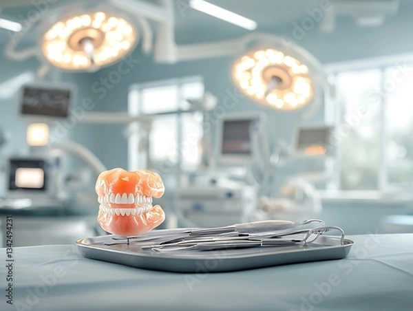 Obraz Jaw Model for Dental Surgery Prep.