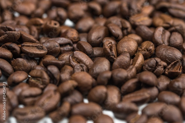 Fototapeta Kaffeebohnen - Hintergrund