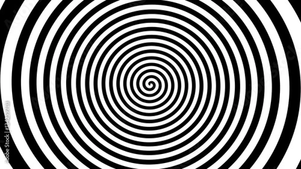 Fototapeta Spiral Black And White Background