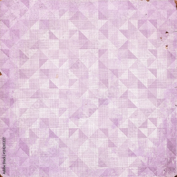 Fototapeta Vintage Textured Background with Purple Pattern