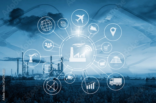 Fototapeta Industry technology.