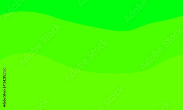 Obraz Modern and attractive bright green background illustration. Abstract design with smooth gradients and touches of minimalist geometric elements, creating a dynamic and professional look. 
