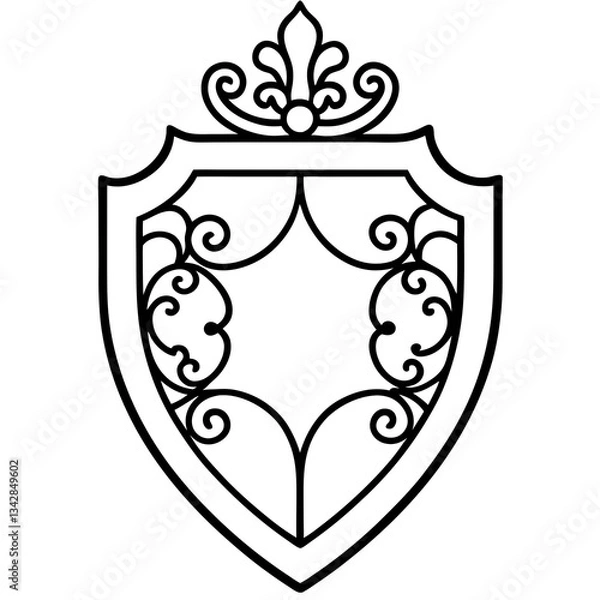 Obraz shield with wings