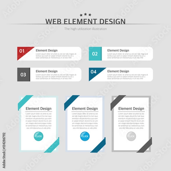 Fototapeta elements Design illustration