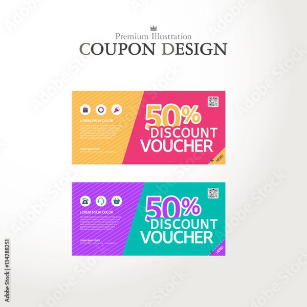 Obraz Coupon illustration