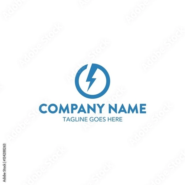 Obraz Electrical Logo Template