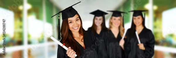 Fototapeta Student Graduating School