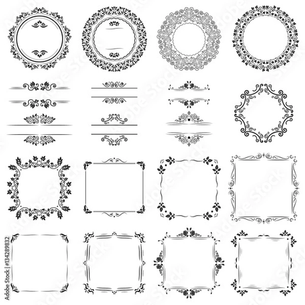 Fototapeta Decorative frames vintage