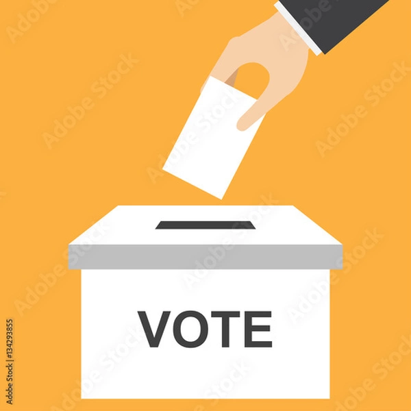 Obraz vote , voting , election. vector illustration.