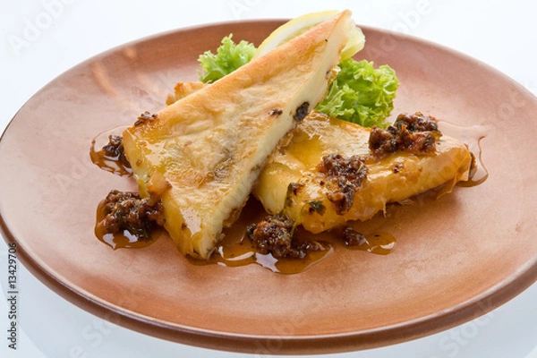 Obraz Fried cheese, saganaki