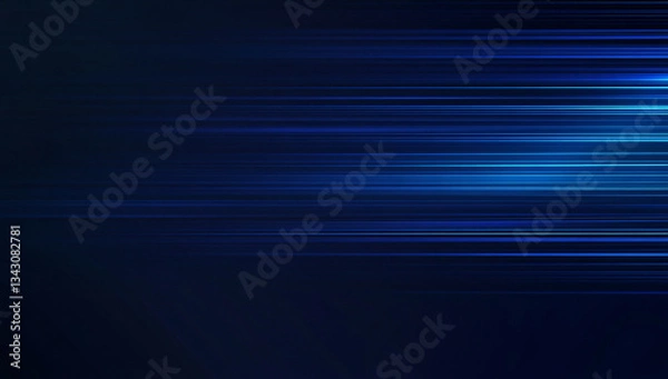 Obraz Dark blue abstract light speed background