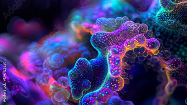 Obraz abstract fractal background