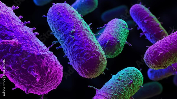 Obraz 3d rendered illustration of a virus