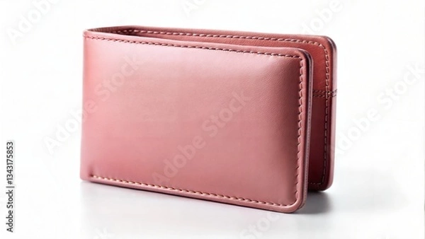 Obraz  Leather Wallet Isolated on white background.
