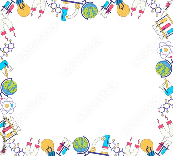 Obraz Stem Frame Illustration