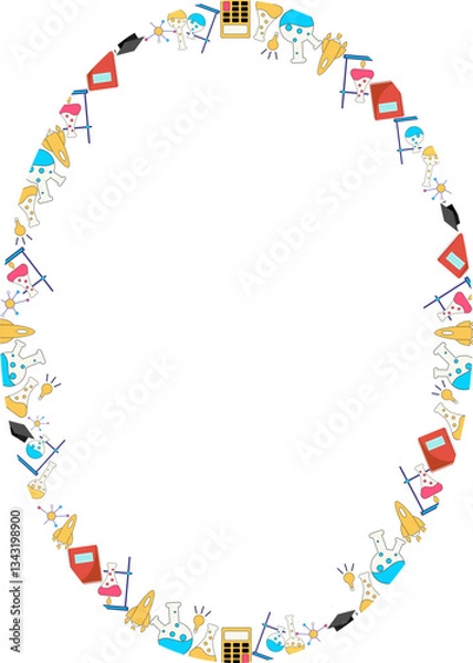 Obraz Stem Frame Illustration